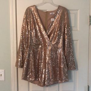 Sequined Romper